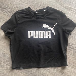 NWOT cropped puma shirt